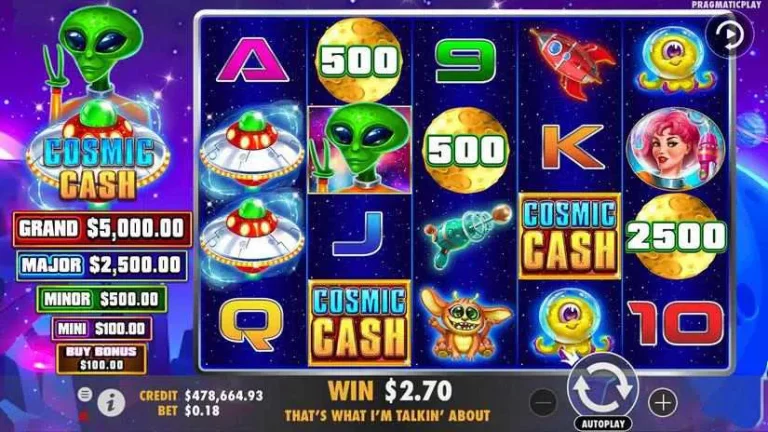 Cosmic Cash