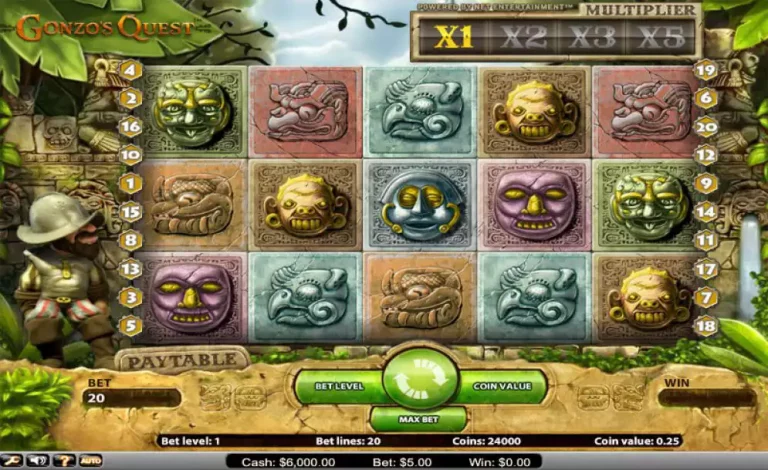 ทดลองเล่น Gonzo Quest
